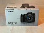 Canon EOS 70D 20.2 Digital SLR DSLR Camera Body, Battery Grip + 2 batteries