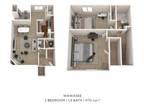 Parkside at Castleton Square Apartments and Townhomes - Two Bedroom 1.5 Bath