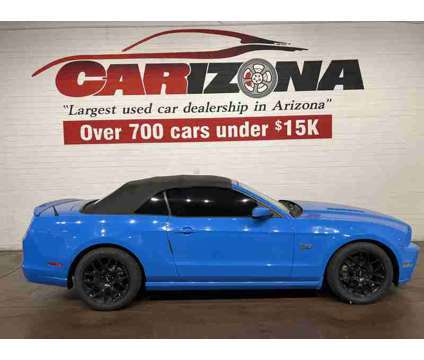 2013 Ford Mustang GT is a Blue 2013 Ford Mustang GT Convertible in Chandler AZ