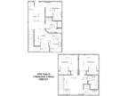 The Meadows - 3 Bedroom - 2 Bath - 2 Story Townhouse - Plan D