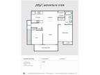 Mountain View - Plan B2 - 1 Bedroom 1 Bathroom