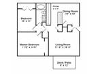 Merriwood Apartments - 2 Bedroom 1 Bath - Small