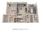 Waters Edge Apartment Homes (NC) - Two Bedroom 2 Bath - Trinity - 775 sqft
