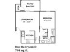Cedar Crest Apartments - One Bedroom D