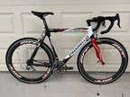 Pinarello Paris Carbon Fiber Road Race Bike Campagnolo Chorus Zipp 404 FSA Med