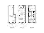 Campus Oaks Apartments - 2 Bedroom Townhome Plan 1