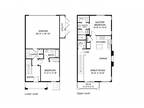 Campus Oaks Apartments - 2 Bedroom Townhome Plan 4