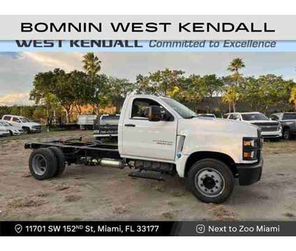2023 Chevrolet Silverado 4500HD Work Truck is a White 2023 Chevrolet Silverado Truck in Miami FL