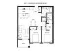 Baydo Flats West - Floor Plan C - 2 Bedrooms, 2 Bathrooms
