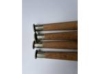 MCM Legs Vintage 20.5” Height Taper Used Set Of 4 Solid Wood