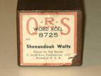 Rare QRS Player Piano Roll No. 8725 Clyde Moody's SHENANDOAH WALTZ! Ted Baxter!