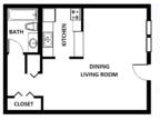 Cedar Ridge Apartments - STUDIO - 1 Bath | 380 sq ft