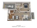 Atkins Circle Apartments and Townhomes - One Bedroom Townhome