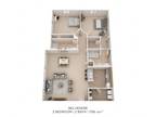 Christopher Wren Apartments and Townhomes - Two Bedroom 2 Bath- 1136 sqft