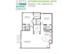 Uptown Exchange Lofts - 2 Bedroom 2 Bathroom Accessible