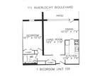 111 Inverlochy Boulevard - One bedroom,one batroom,patio