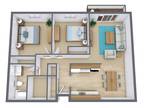 Place One - Two Bedroom 21A