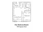 Quail Run Apartments - 1 Bedroom 1 Bath Ranch