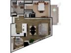 Elevation Apartments at Crown Colony - One Bedroom Den G