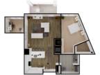 Elevation Apartments at Crown Colony - One Bedroom Den D