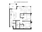 Baydo Flats East - Floor Plan A - 2 Bedrooms, 1 Bathroom