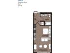 Upton Flats - Open One Bedroom Plan 1B