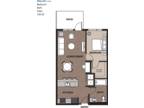 Upton Flats - One Bedroom Plan 2C1