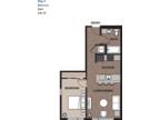 Upton Flats - One Bedroom Plan 4