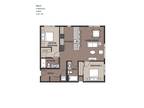 Upton Flats - Two Bedroom Plan 9