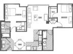 Garfield Commons - Two Bedroom, Two Bath C2 998 sq. ft