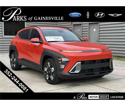 2024 Hyundai Kona SEL is a Orange 2024 Hyundai Kona SEL SUV in Gainesville FL