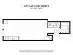 422 East 14th Street - 422 EAST 14TH STREET - STUDIO / 1 BATH