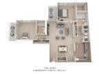 River Park Tower Apartment Homes - Two Bedroom 2 Bath - 1,218 sqft