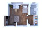 The Victorian Apartments - Studio Floor Plan S1