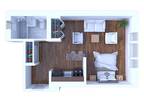 The Victorian Apartments - Studio Floor Plan S4