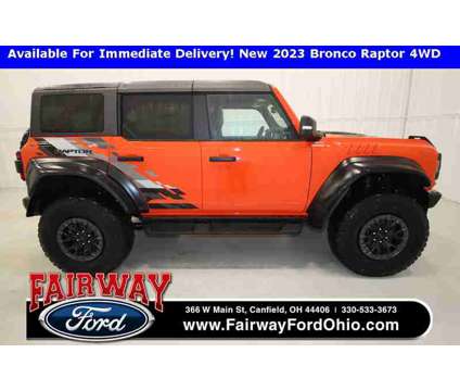 2023 Ford Bronco Raptor is a Orange 2023 Ford Bronco SUV in Canfield OH
