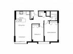 Glendale Plaza - 2 Bedroom 1 Bath Floor Plan