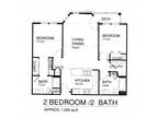 Mequon Court Apartments - Two Bedroom Two Bath w/Patio