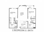 Mequon Court Apartments - Two Bedroom Two Bath w/Patio & Laundry