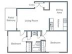 Siena Apartment Homes - 2 Bedrooms, 1 Bathroom A