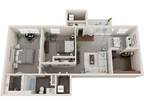 Kenilworth at Charles Apartments - 2 Bedroom 1 Bath Dining and Terrace -