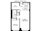 Vivere - 1 Bedroom plus Den 1 Bathroom- zoom floorplan