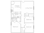 Riverhills Apartments - 3 bedroom 2 bath