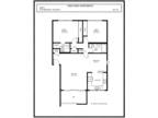 Crestview Apartments - Plan D: 2 Bed 2 Bath