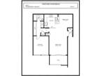 Crestview Apartments - Plan H: 1 Bed 1 Bath