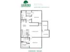 Arbors on Fourth - 2 Bedroom Floor Plan