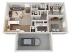 Redwood Akron - 2 Bedrooms, 1 Bathroom