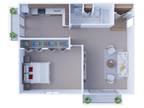 Forest Cove Apartments - 1 Bedroom Floor Plan A1