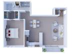 Forest Cove Apartments - 1 Bedroom Floor Plan A3
