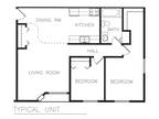 Clear Brook II Apartments - Two Bedroom One Bathroom